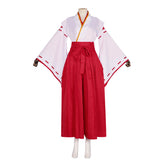 Genshin Impact Inazuma Shrine Maiden HANACHIRU Cosplay Costume Full Set - Role-Playing Anime Game Kendo Outfit - Halloweez