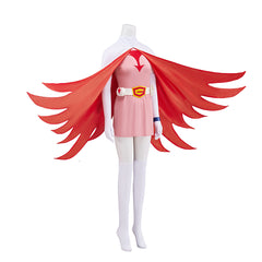 Science Ninja Team Gatchaman Pink Jun Cosplay Costume – Official Anime Outfit - Halloweez