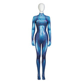 Samus Aran Metroid Cosplay Costume - Halloweez Spandex Superhero Bodysuit for Halloween - Halloweez