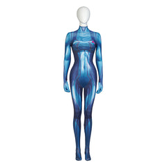 Samus Aran Metroid Cosplay Costume - Halloweez Spandex Superhero Bodysuit for Halloween - Halloweez