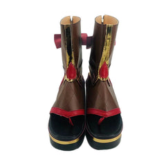 Genshin Impact Kuki Shinobu Cosplay Shoes for Anime Conventions and Performances - Halloweez