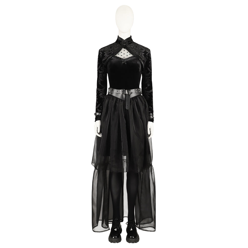 Halloweez Lisa Frankenstein 2024 Cosplay Costume - Black Movie Outfit for Halloween & Events - Halloweez