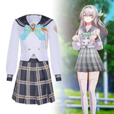 Honkai: Star Rail Firefly Cosplay Costume - Complete Set for Anime Conventions and Roleplay, High-Quality JK School Uniform Outfit - Halloweez