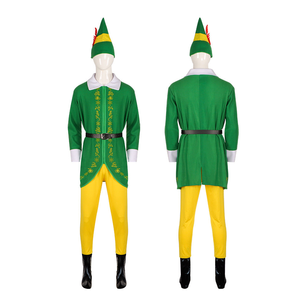 Christmas Elf Buddy Cosplay Costume - Movie Stage Performance Outfit - Halloweez