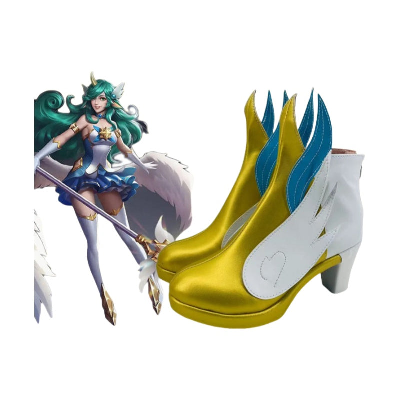 LOL Star Guardian Soraka Cosplay Shoes for Anime Conventions and Performances - Halloweez