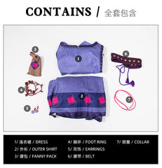 Asha Cosplay Costume from Wish Movie, Princess Dress for Adults and Kids, Cosplay Outfit for Stage Performance and Halloween