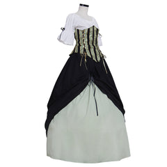 Elegant Halloweez Vintage European Medieval Victorian Renaissance Dress for Women - Halloweez