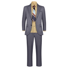 Grey Clown Cosplay Suit: Halloween Joker 2 Deluxe Costume Set - Halloweez