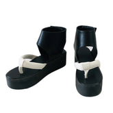 Genshin Impact Kaedehara Kazuha Cosplay Shoes - Maple Leaves Chasing the Wild Waves - Halloweez