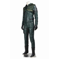 Halloweez Green Arrow Cosplay Accessories Set – Mask, Gloves, Holster, Belt, Bag - Halloweez