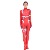 Women's Anime Zero Two 02 DARLING in the FRANXX Cosplay Bodysuit - Premium Quality - Halloweez