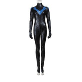 Halloweez Dick Grayson Arkham City Cosplay Costume for Men - Complete with Bodysuit and Shoe Covers - Halloweez