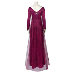 Majestic Elsa Cosplay Costume from Frozen 2: Unleash the Enchantment of the Ice Queen - Halloweez