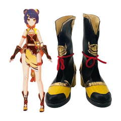 Genshin Impact Xiangling Cosplay Shoes for Anime Conventions and Performances - Halloweez