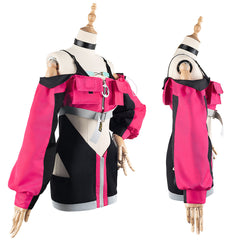 Path to Nowhere Prisoner Nino Anime Cosplay Costume Belly Baring Halter Dress Set - Halloweez