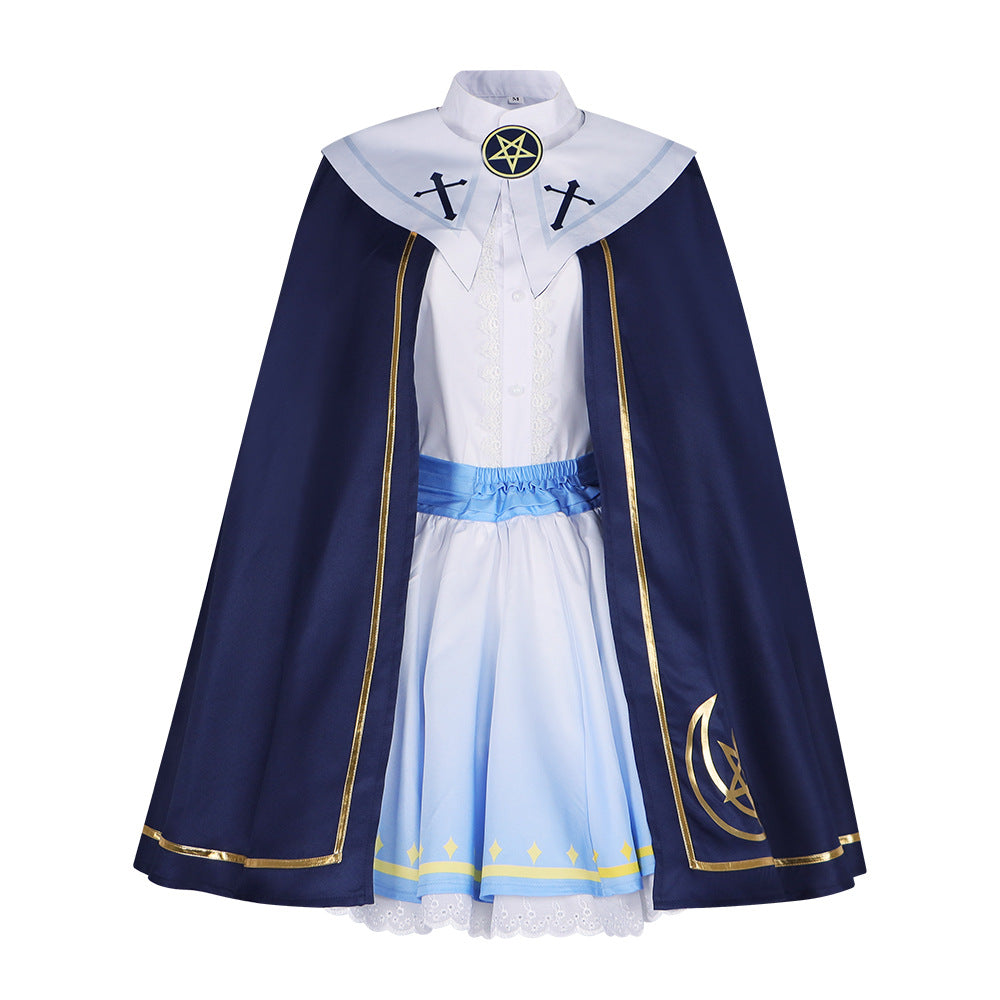 Cardcaptor Sakura Cosplay Costume Tomoyo Daidouji Outfit Anime Stage Performance Full Set - Halloweez