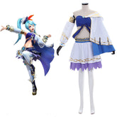 Halloweez White Sorceress Costume - Enchanting Woods Warrior Cosplay Ensemble - Halloweez