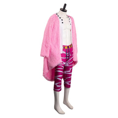 Donquixote Doflamingo Cosplay Costume One Piece Anime Role Play Outfit Full Set - Halloweez