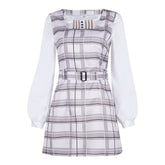 BanG Dream Chihaya Anon Cosplay Costume School JK Uniform Plaid Dress Anime Outfit - Halloweez