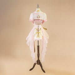 Halloweez Ace Taffy Cosplay Outfit - Pink Dress Set for VTuber Enthusiasts - Halloweez