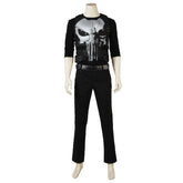 Halloweez Punisher Season 1 Frank Castle Black Cosplay Costume - Perfect for Halloween & Masquerades - Halloweez