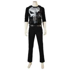 Halloweez Punisher Season 1 Frank Castle Black Cosplay Costume - Perfect for Halloween & Masquerades - Halloweez