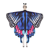 New Butterfly Cape Gradient Color Dance Decoration Wings Halloween Cosplay Stage Costume - Halloweez