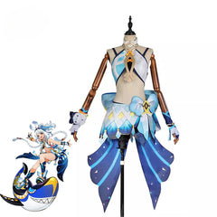 Halloweez Mualani Cosplay Costume - Splish Splash Wavechaser for Women's Halloween Party - Halloweez