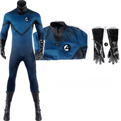 Marvel Fantastic Four Human Torch Cosplay Costume Movie Style Full Set Role Play Outfit - Halloweez