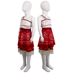 Princess Moana Cosplay Costume Hawaiian Dress for Halloween Performance - Halloweez