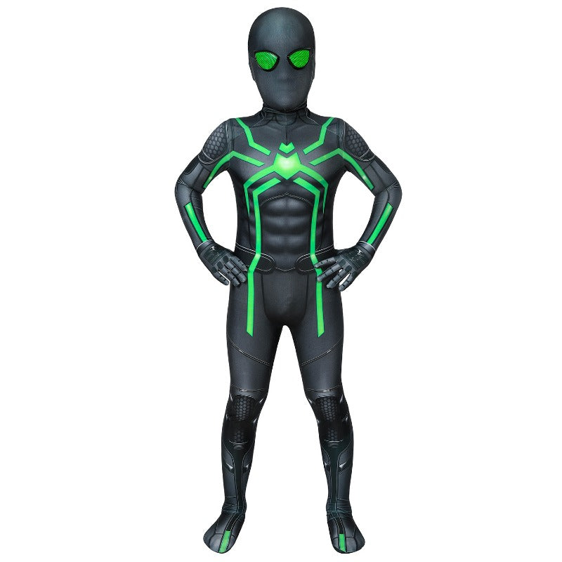 Halloweez Spider-Man Stealth Suit - Kids Big Time Cosplay Costume - Halloweez