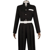 Official Demon Slayer Kimetsu no Yaiba Corps Uniform Tanjiro Nezuko Cosplay Costume Set - Halloweez