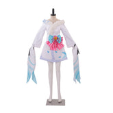 Halloweez Spirit Blossom Ahri Super Transform Cosplay Costume Adult Custom-Made White Suit Dress - Halloweez