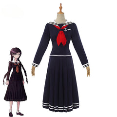 Halloweez Fukawa Toko Cosplay Costume - Women's Black School Uniform Set for Halloween Parties - Halloweez
