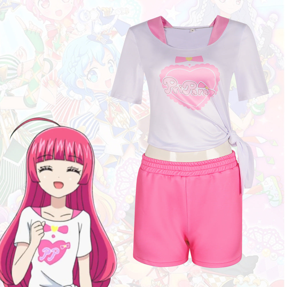 Pripara Starlight Paradise Cosplay Costume - Cute Girl Dance Practice Suit & Homewear Set - Halloweez