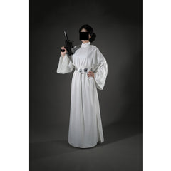 Princess Leia Organa White Hooded Robe Costume from Star Wars: A New Hope - Complete Iconic Outfit Set