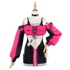 Path to Nowhere Prisoner Nino Anime Cosplay Costume Belly Baring Halter Dress Set - Halloweez