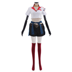 Halloweez Sivir Pizza Delivery Cosplay Costume for Women | Full Set Including Crop Top, Shorts & Hat - Halloweez