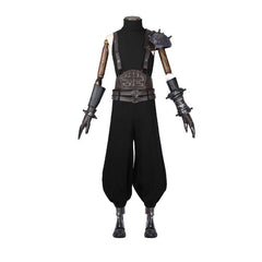 Halloweez Cloud Strife Cosplay Costume and Wig for Ultimate Halloween & Carnival Experience - Halloweez