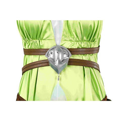 Halloweez Nophica Cosplay Costume - Elegant Green Long Dress for Special Events - Halloweez