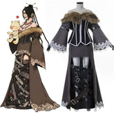 Halloweez Lulu Cosplay Costume | Women's Black Mage Outfit with Accessories | Final Fantasy - Halloweez