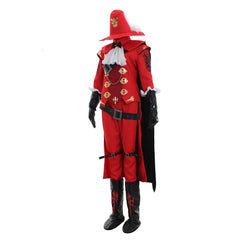 Halloweez Red Mage Cosplay Costume | Premium FFXIV Combat Uniform Full Set for Enthusiasts - Halloweez
