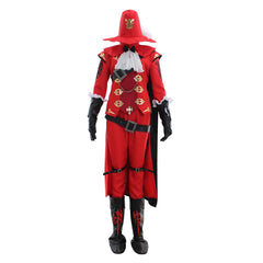 Halloweez Red Mage Cosplay Costume | Premium FFXIV Combat Uniform Full Set for Enthusiasts - Halloweez