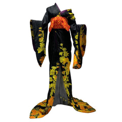Halloweez Final Fantasy VII Remake Madam M Cosplay Costume - Exquisite Kimono Dress for FF7 Enthusiasts - Halloweez