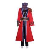 Halloweez Auron Cosplay Costume | Premium Red Suit Full Set for Role Play - Halloweez