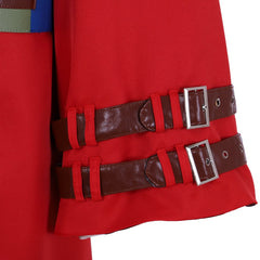 Halloweez Auron Cosplay Costume | Premium Red Suit Full Set for Role Play - Halloweez