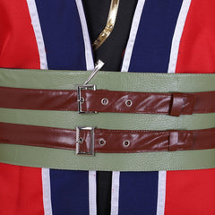 Halloweez Auron Cosplay Costume | Premium Red Suit Full Set for Role Play - Halloweez