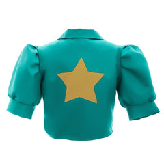 Halloweez Women's Steven Pearl Green Coat Jacket - Elegant Style - Halloweez