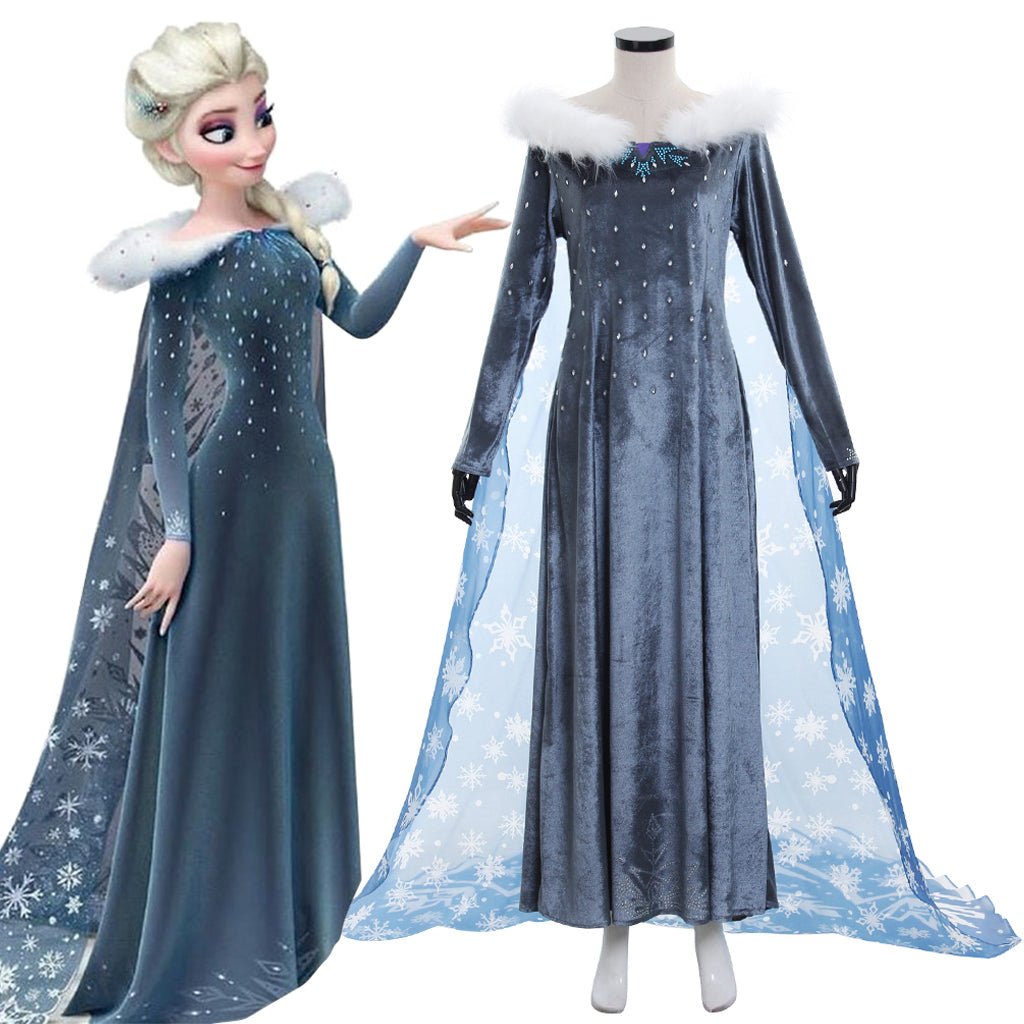 Halloweez Frozen Anna & Elsa Cosplay Costumes | Premium Princess Dresses for Events - Halloweez