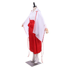 Complete Halloweez Inuyasha Kikyo Cosplay Kimono Costume Set - Halloweez
